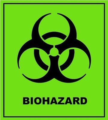 4R  Stickers Biohazard Danger, 20 X 24 Cm : Buy Online At Best Price In KSA - Souq Is Now