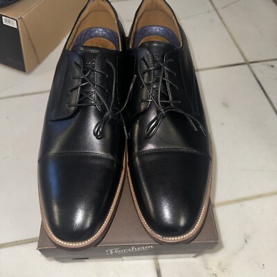 Florsheim Mens Angelo Leather Lace up Casual Oxfords Blue  display picture 1