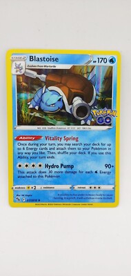 BLASTOISE HOLO POKÉMON Sword & Shield Pokemon Go #017 £1.24 - UK - Foto 7