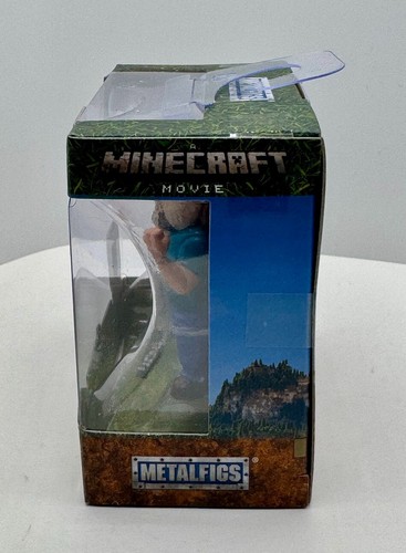 Minecraft Movie Die-Cast Metalfigs Lot of 4 – STEVE, CREEPER, DENNIS & MALGOSHA - Picture 3 of 17