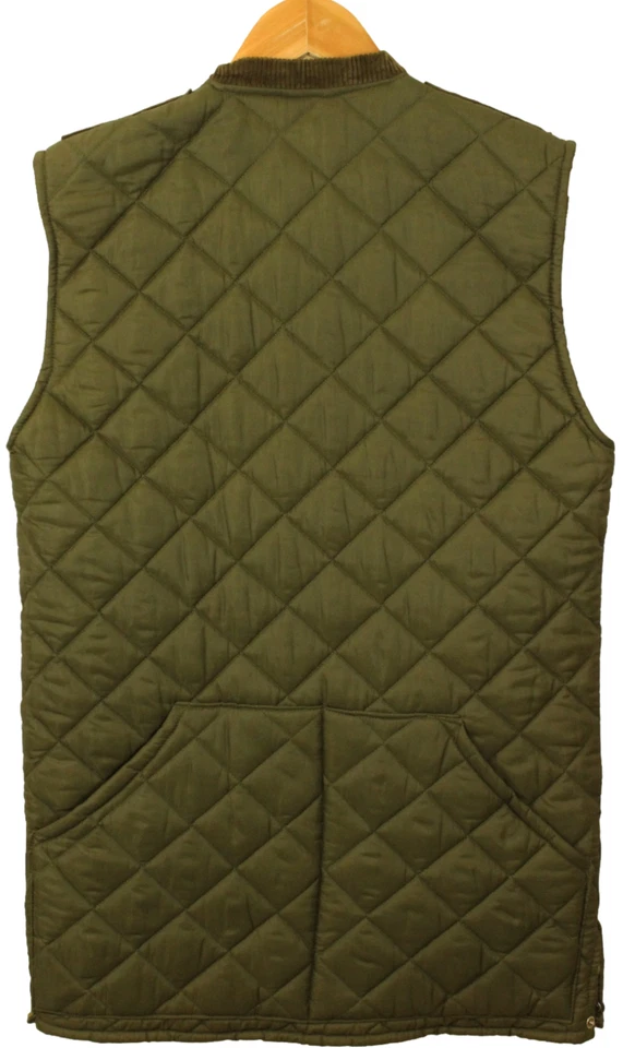CHALECO CHALECO DE TIRO ACOLCHADO VERDE PEQUEÑO HOGGS VINTAGE PARA HOMBRE Foto 3 de 4