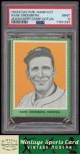 1963 KTAV Publications - Jewish Sports Champions - Hank Greenberg - PSA 9