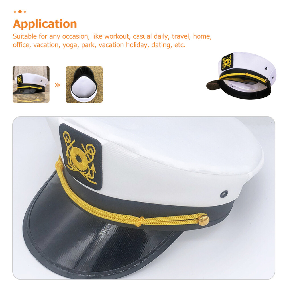 帽子 kijimatakayuui SAILOR HAT Funny Sailor Hat Boating Accessories Funny Hats Navy Costume