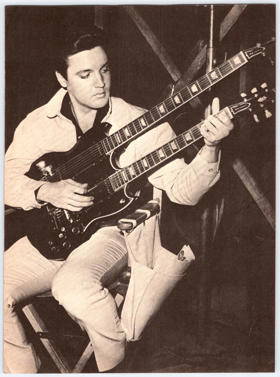 Elvis presley deals double neck guitar