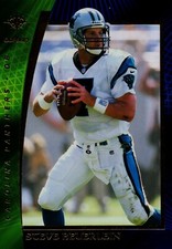 2000 Collectors Edge Odyssey Football #14 Steve Beuerlein Panthers QB {Box 21}