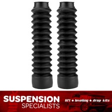 Shock Dust Boot Covers Set Of 2 Suspension Parts - Black