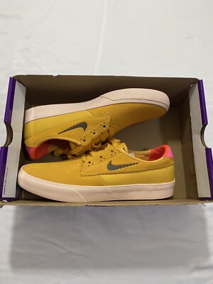 New Mens Size 8 Gold Nike SB Shane Skateboarding Shoes Cu9224 700