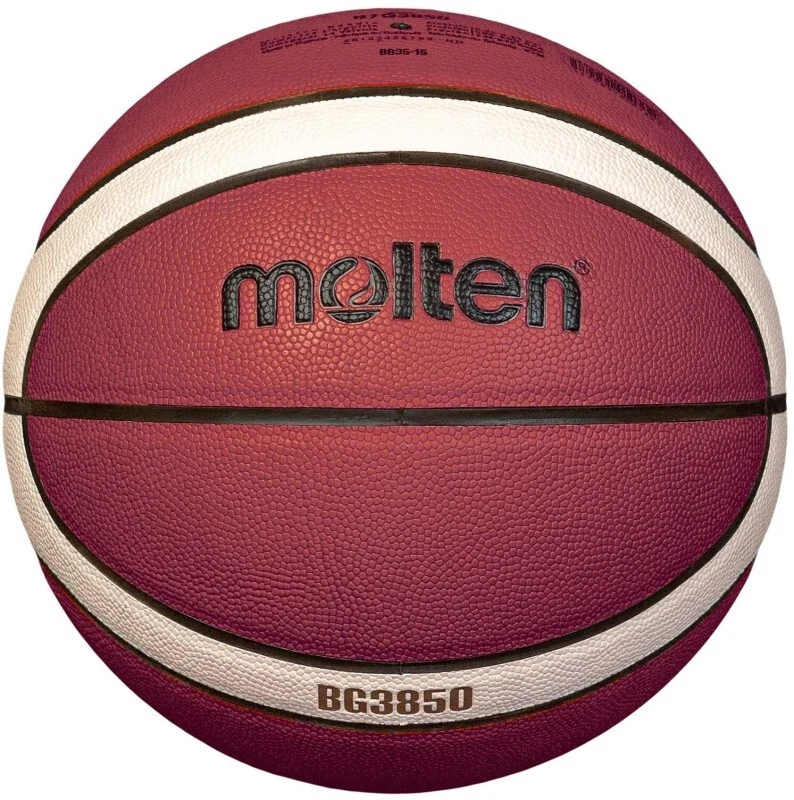 Molten Basketball BG3850 FIBA Synthetik-Leder Größe 5, 6, 7 - Bild 4 von 4