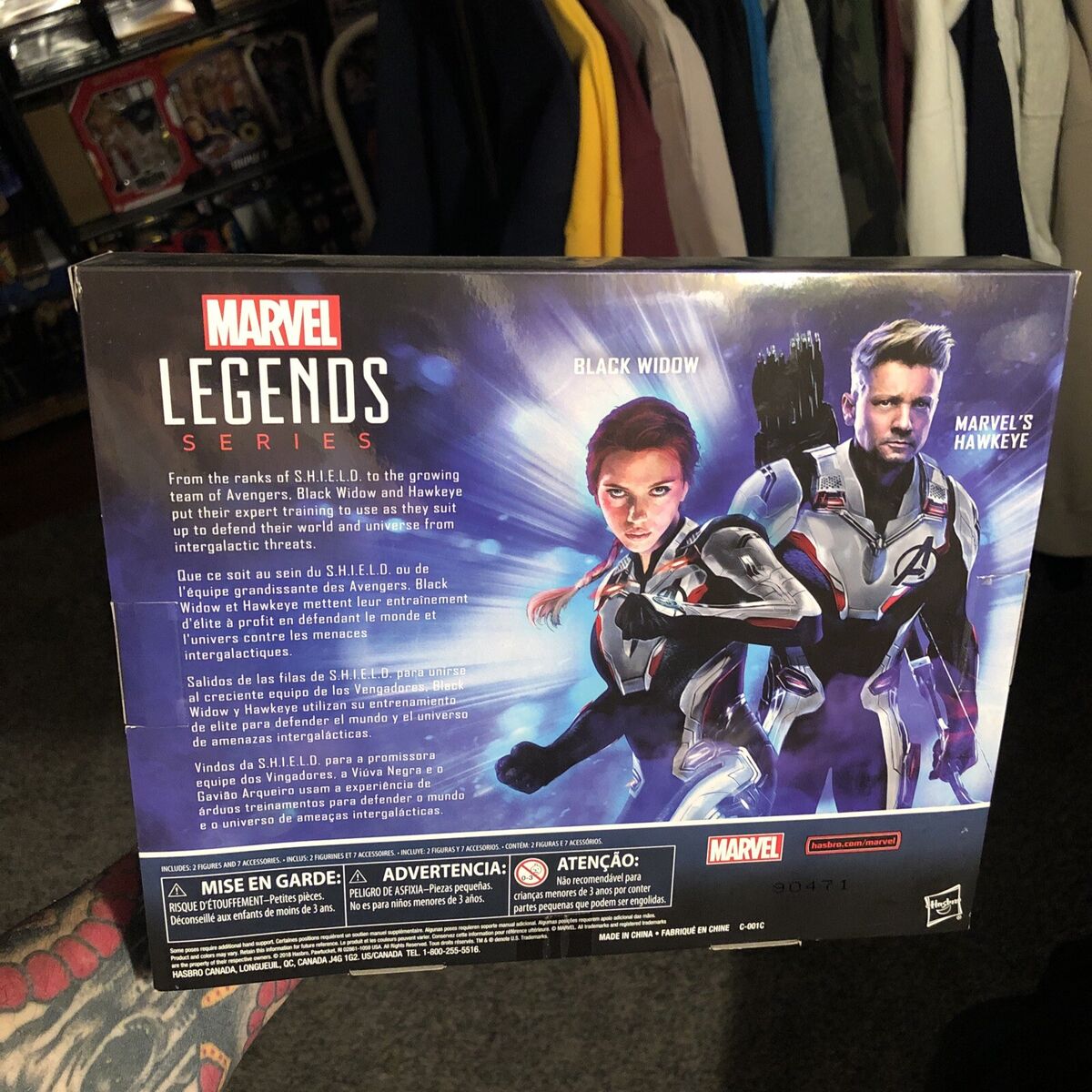 Marvel Legends Avengers Endgame Quantum Suit Marvel's Hawkeye and Black  Widow 2-Pack