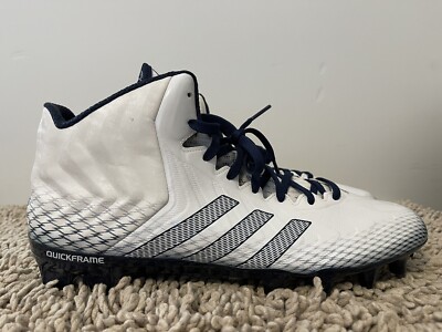 Adidas Crazyquick Mid, C76301, White / Navy Mens Mid Football