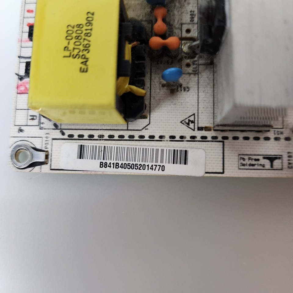 LG EAY40505201 POWER SUPPLY BOARD FOR 42LG30 AND OTHER MODELS eBay