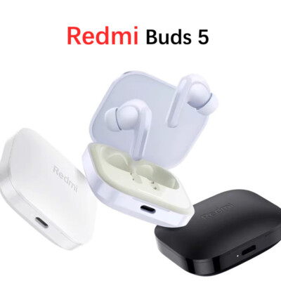 Original Xiaomi Redmi Buds 5 46dB Noise Cancelling Bluetooth5.3 TWS Earphone 40H