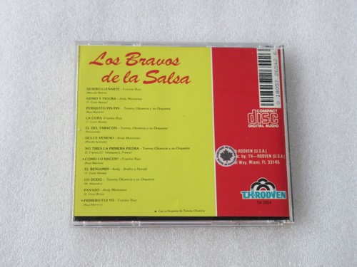 LOS BRAVOS DE LA SALSA 2 / FRANKIE RUIZ CD 1989 TH RODVEN CANADA LATIN OOP - Picture 8 of 8