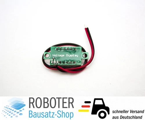 Voltmeter Digital mit LED-Anzeige Verpolungsschutz Spannungsanzeige DC 4.5-30V