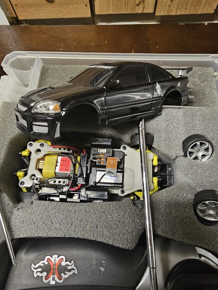 Kits Xmods negros Honda Civic x2 actualización rodamiento dirección suspensión etapa 2 nuevo en caja fotos HD Foto 3 de 4