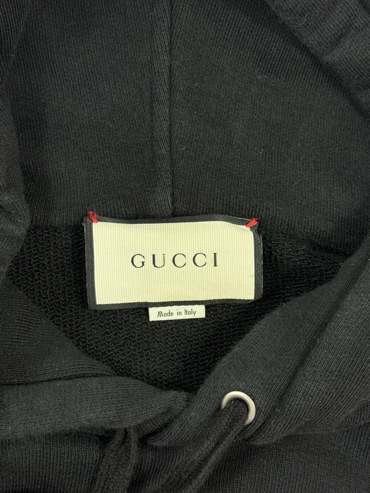 Gucci Felpa con cappuccio ricamata Blind For Love taglia:M