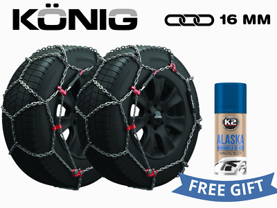 Schneeketten Konig 16 MM 195/70R16 Gruppe 225 XB16 SUV Vans Genehmigt