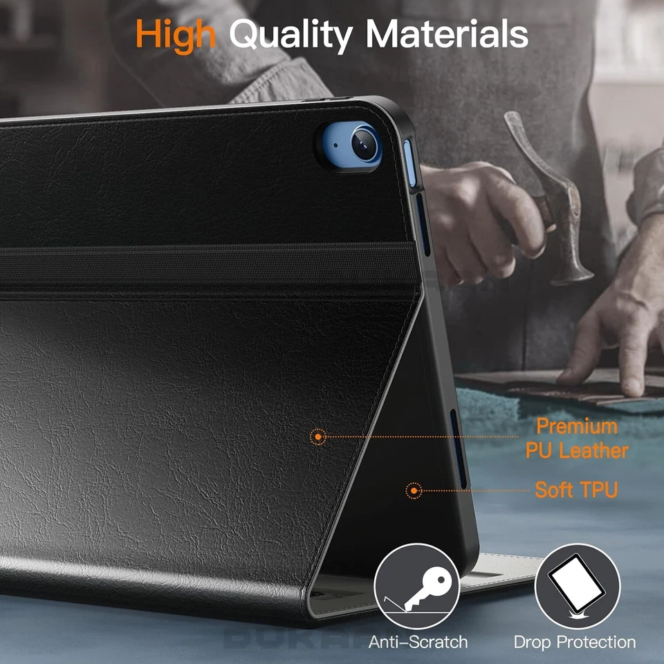 For iPad 11" (A16) 11th/ 10.9" 10th Generation Case Smart Stand Magnetic Closure - Image 4 of 4