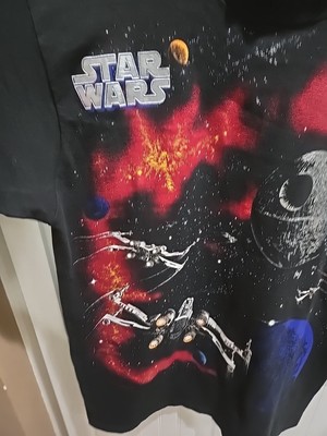 Vintage Star Wars Aop Single Stitch Excellent Condition Size Large  