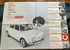 Chryslers Simca 1000 - Vintage Foldout Dealer...