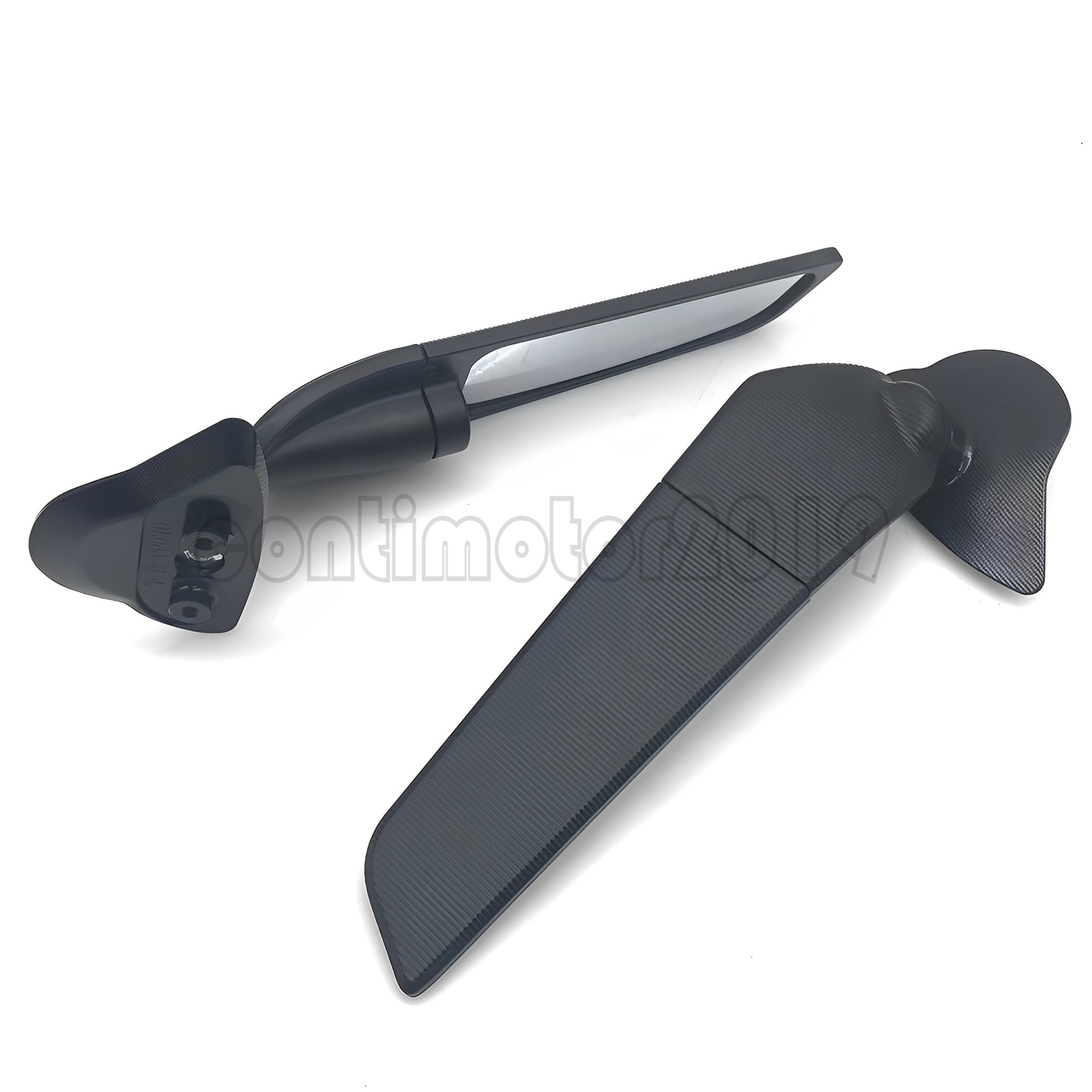 2017 R6 Mirrors Swivel Wing Fin Rearview Mirrors For Yamaha YZF R6 2017-2021 YZF R7 ...