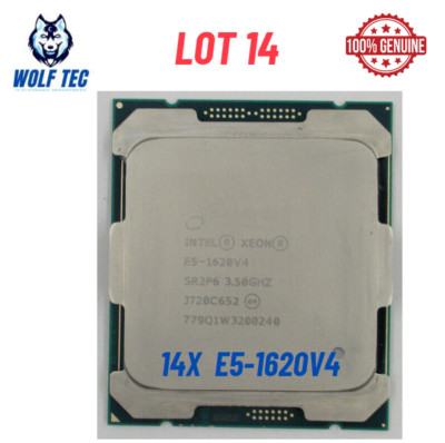 Lot 14-Intel Xeon E5-1620V4 4Core 3.50Ghz 10MB Cache LGA 2011-3 CPU SR2P6 Tested