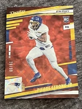 2022 prestige premium gold Pierre Strong Jr 26/99 rookie