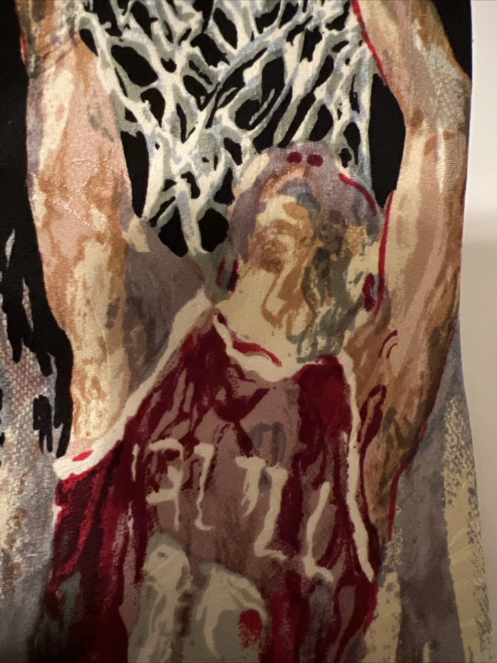 "Corbata de baloncesto Slam Dunk Richard Wallich tema de baloncesto 59"" x 4""" Foto 2 de 4