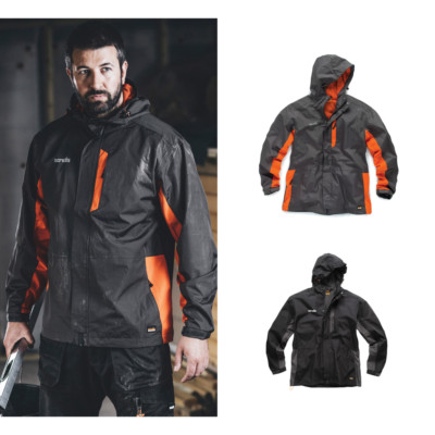Scruffs Arbeiterjacke sh051 - vorne befestigender Reißverschluss Polyester Risto