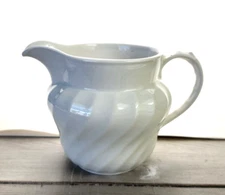 Burgess Leigh Ironstone Cream Pitcher Queen's White