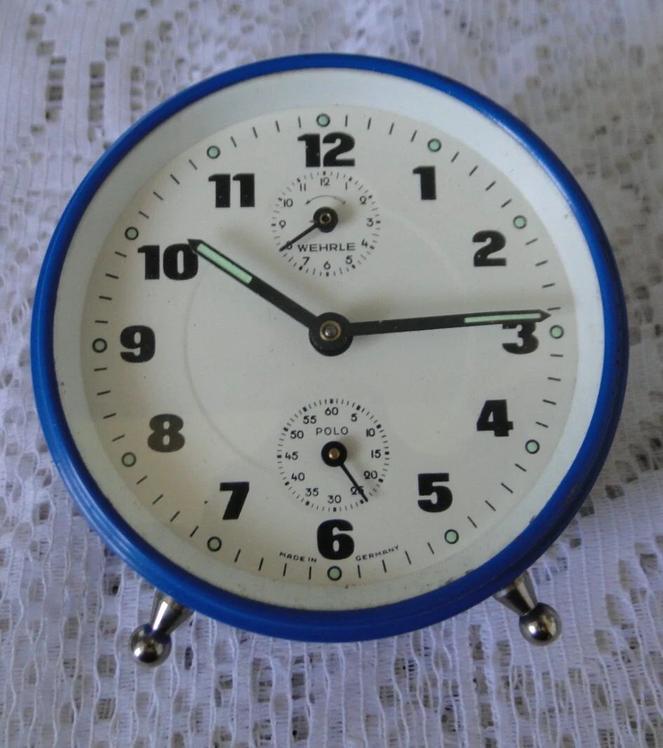 Réveil WEHRLE W10 Avec Balancier - Neuf Sans étiquette - Pièce Mouvement