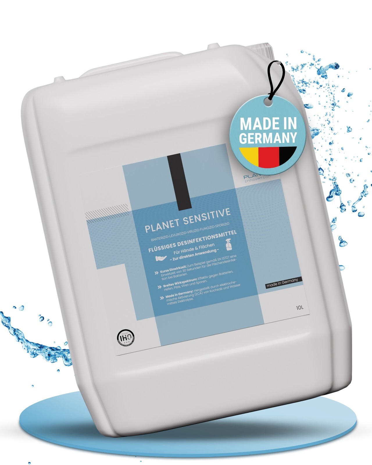 Planet Sensitive® - 10L alkoholfreies Desinfektionsmittel für Hände & Flächen