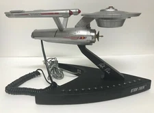 $SALE$ TELEMANIA STAR TREK USS ENTERPRISE TELEPHONE Landline 1993 WORKS