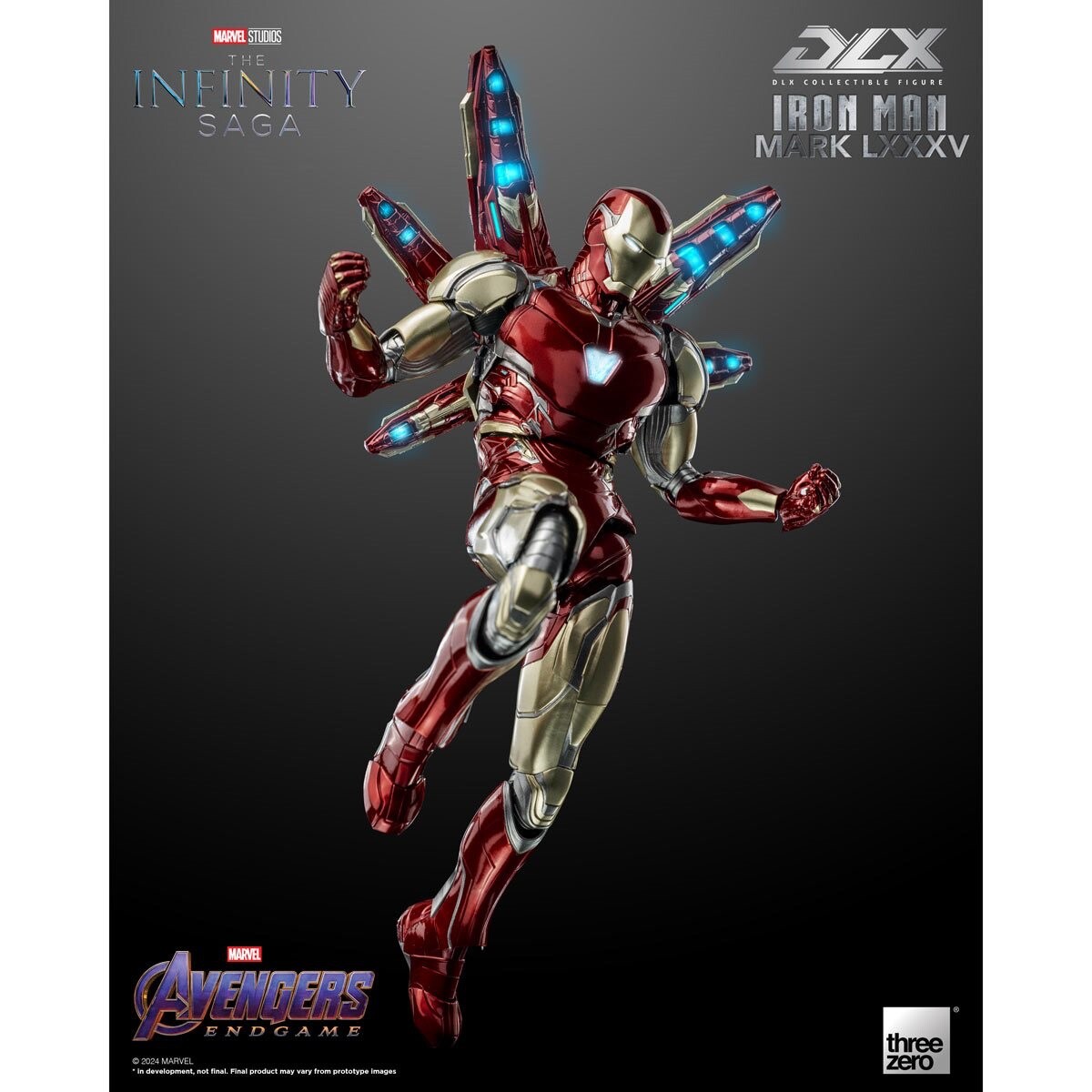 Threezero Marvel The Infinity Saga Iron Man Mark 85 DLX Action