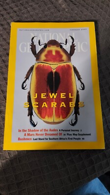 NATIONAL GEOGRAPHIC FEBRUARY 2001 - JEWEL SCARABS