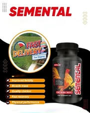 Vitamins For Increase Fertility ROOSTERS/GALLOS  Semental 100 TAB exp. 02/26