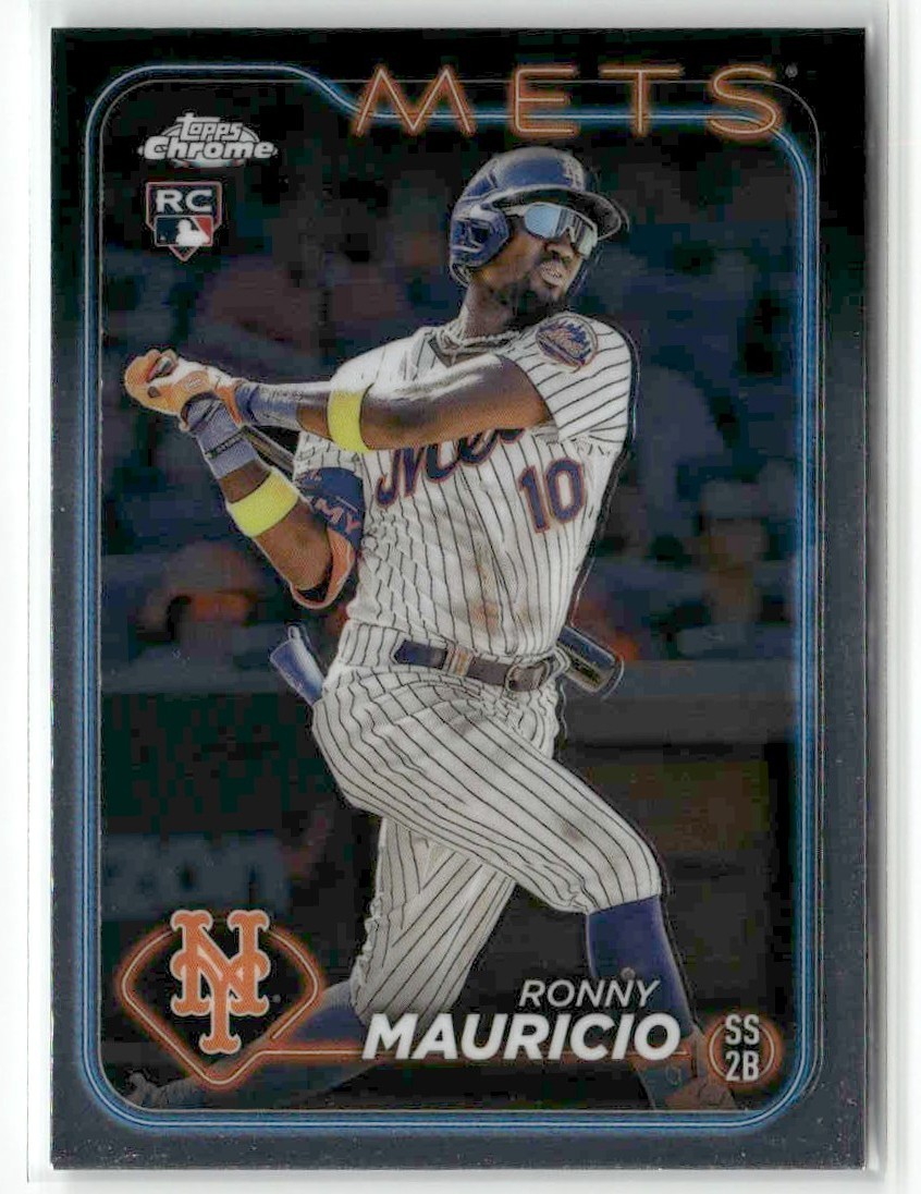 Ronny Mauricio RC 2024 Topps Chrome New York Mets #28