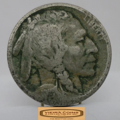 1915-D Buffalo Nickel  5 Cents - #C57654NQ