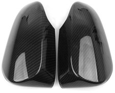 Carbon Fiber Print Turn Signal Mirror Cap Overlay Covers Fits Avalon CHR Venza