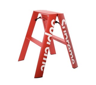 Supreme Lucano Scala a gradini scatola rossa logo FW18 100% autentico senza scatola