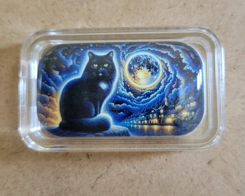 Hayleybug 2 oz Moon Whisker Silver Art Bar Mintage #8/15