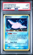 2004 POKEMON EX TEAM ROCKET RETURNS #45 MANTINE-REVERSE FOIL PSA 9 on eBay
