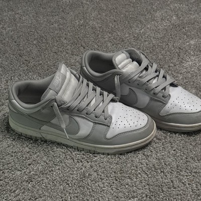 Nike Dunk Low Men's Sneakers White/Gray Low Top Athletic Shoes