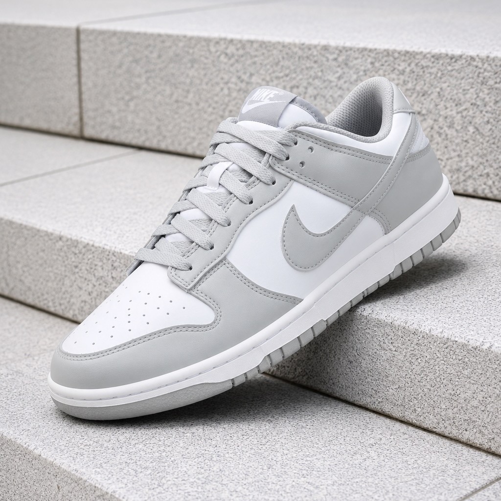 Nike Dunk Low White Light Smoke Grey HF5441-105 Men's Size New | eBay