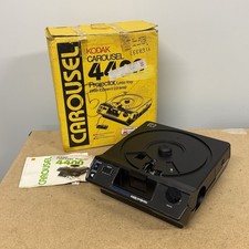 KODAK Carousel 4400 Slide Projector WORKS NEW BULB W/ Remote Lens  Box Tested