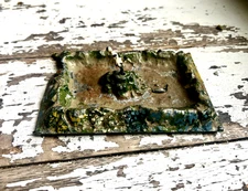 Vintage Britains Lead Garden Duck Pond W/Statue  Set/3 England  Rare JOHILLCO