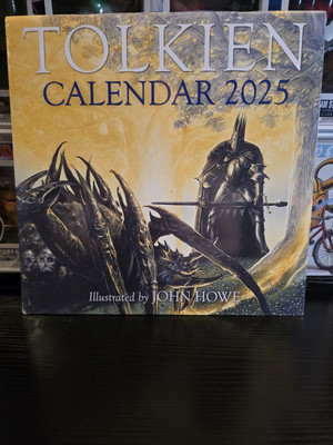 2025 Wall Calendar 12 Month Tolkien NEW Illustrated BY John Howe