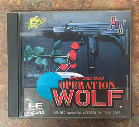 PC Engine Taito Chase H.Q. Out Run Operation Wolf HuCARD Hu CARD