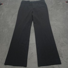 Lauren Ralph Lauren Pants Womens 10 Gray Wool Pockets Jacie Wide Leg