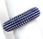 3CT Heat Treated Kyanite 925 Sterling Silver Enternity Ring Sz 7 MM6-4 — photo 2